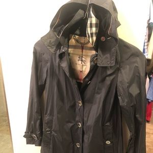 Burberry London Trench Coat with Detachable Hood